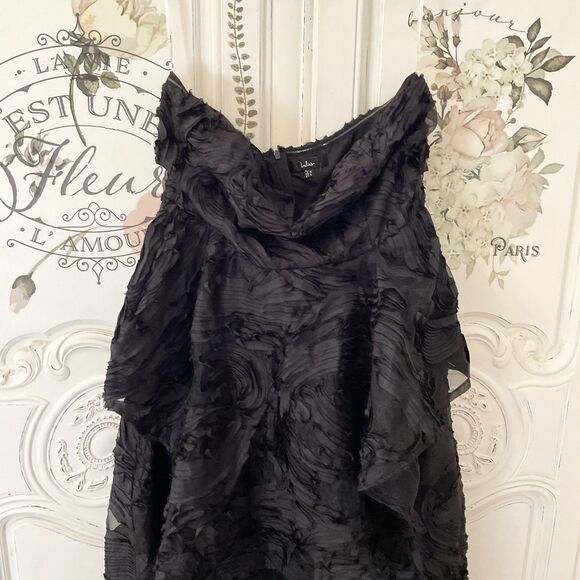 Lulu's Black Strapless Maxi Dress - Picture 7 of 11